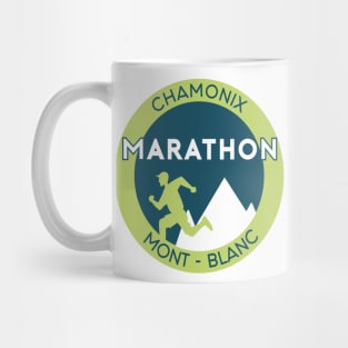 mont blanc marathon Mug